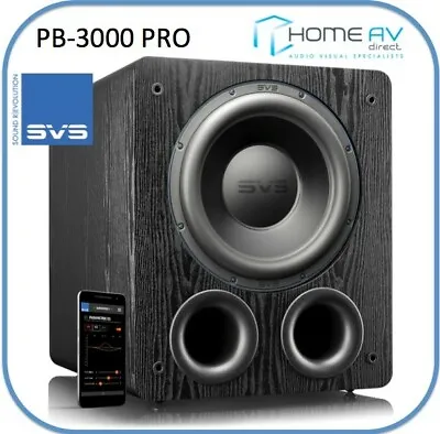 SVS PB-3000 PRO 13  Subwoofer Home Cinema Hifi 800 Watts PB3000 - Black Ash • £1899