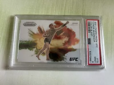 2021 Prizm UFC Conor McGregor Color Blast Case Hit PSA 9 LOW POP RARE 1st Prizm • $1599.99