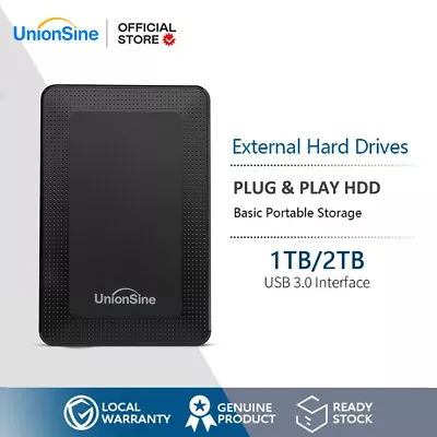 2.5 Inch External Hard Drive 500gb 1tb 2tb Usb 3.0 Portable Hdd For Pc Laptop Tv • £12.88