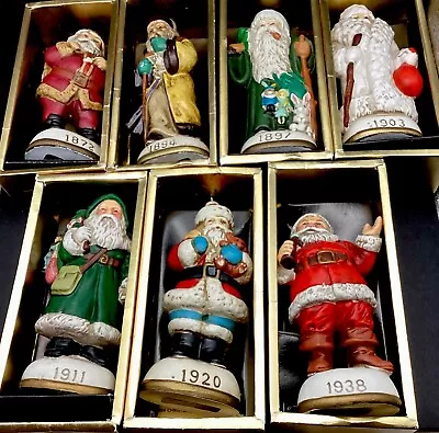 Vintage Lot Of 7 The Memories Of Santa Christmas Ornaments • $49