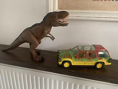 Jurassic World Legacy Jeep Collection T Rex Dinosaur Toys Set As Seen.BARGAIN • £20