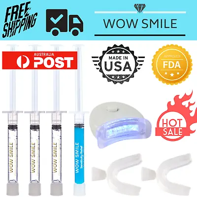 $34.99 • Buy WOW SMILE - Home Teeth Whitening Kit Advanced 5 LED Professional Dental Grade Hi