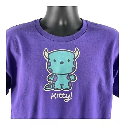 Disney Monsters Inc Sully Kitty Graphic Purple T-Shirt Tee Fury Size Large • $20.20