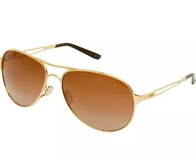 New OAKLEY CAVEAT OO4054-07 60mm Gold Polarized Aviator Sunglasses • $89.91