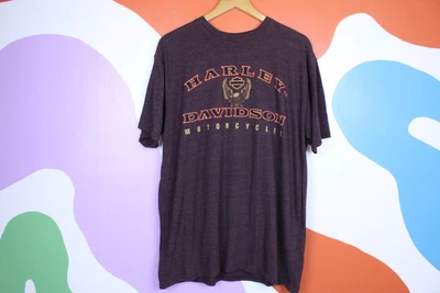 $18.99 • Buy Vintage Harley Davidson Double Sided Shirt 2XL Medium Charleston SC Red Carolina