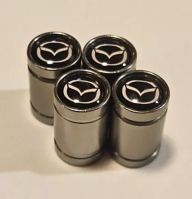 Mazda Tire Wheel Stem Air Valve CAPS For Auto Car Truck SUV 4 Pcs Dust Covers • $8.95