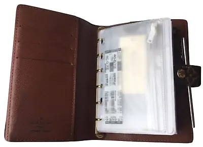 Storage Cc Pouch Fits Louis Vuitton PM Small Agenda Organizer +Paper+ Pen Insert • £35.85