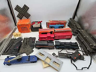 Lionel 247 Vintage O BO Blue Stripe Lot Transformer 1044 6047 Caboose Helicopter • $129