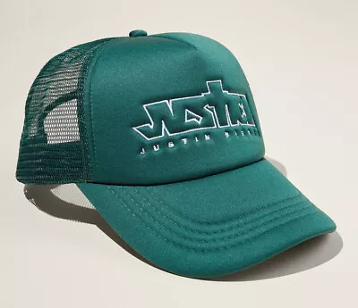 $30 • Buy Justin Bieber Trucker Hat Cap Licensed Offical BNWT Justice  Tour Emerald