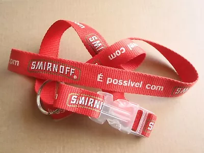 Vintage Vodka Smirnoff  Keychain Keyring Alcool Drink Lanyard Portugal • $7.29