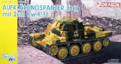 Dragon 6294 1:35th Scale Aufklarungspanzer 38(t) Mit 2cm Kw.K38 • £20