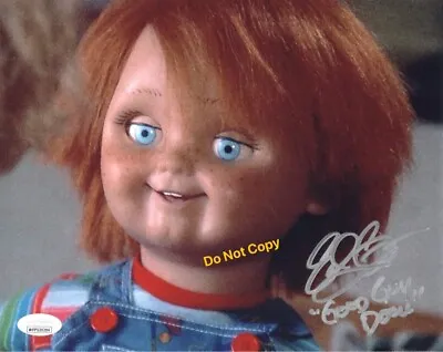 EDAN GROSS Signed 8x10 Photo GOOD GUYS DOLL Voice Child’s Play Chucky JSA • $85.16