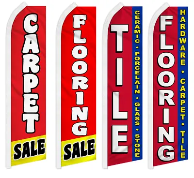 Flooring Advertising Swooper Flutter Feather Flag Carpet Tile Flooring Sale • $18.95