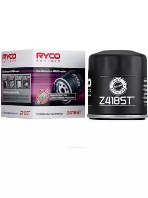 Ryco Syntec Oil Filter Fits NISSAN 210 1.4L L4 PETROL (Z418ST) • $25.20