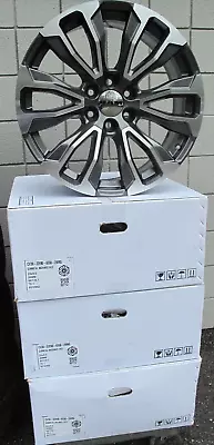 22  Ram 1500 6 Lug Gunmetal Machined New Set Of Four Wheels Cv30 Ram • $1099.99