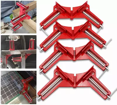 90� Right Angle Clamps Corner Clamp Tools For Carpenter Welding Wood-Working • $29.61