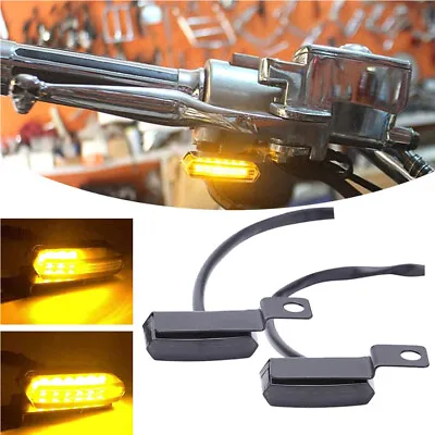 Motorcycle Turn Signals Handlebar Light  For Harley Davidson Sportster 1200 883 • $15.09