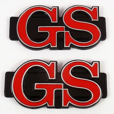 GS  2x Metal Pillar Badges Chrome Brand New For Mazda Rotary Rotor RX3 RX-3 • $74.95