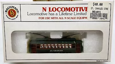 Bachmann N Locomotive New Orleans St. Charles N Scale Streetcar New In Box • $59.99