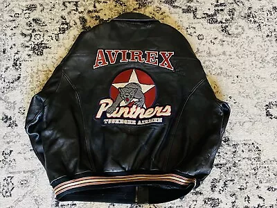 Avirex Panthers Tuskegee Type A-2 Leather Mens Size 5XL See Description • $504.99