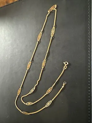 14 Carat Gold Chain 24” Long • £175