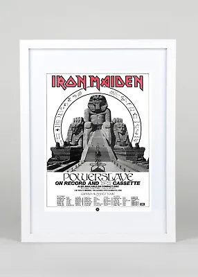 Iron Maiden+powerslave+framed Original Music Press Ad Poster+1984 • $74.60