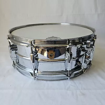 WFL Chrome Over Brass Supraphonic 14x5  Snare Drum 1950s • $699.99