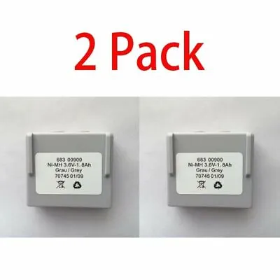 2PCS NEW 3.6V 1800mAh 1.8Ah Battery 68300900 For HETRONIC Remote Control • £155.03
