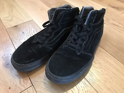 Vans Boots Size 7.5 Black Suede • £12.50