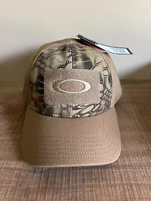 OAKLEY SI KRYPTEK COTTON CAP L/XL Flex Camo Fitted Cap Dark Tan Military • $24.95