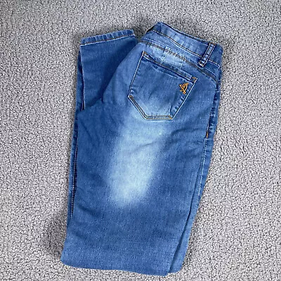 VIP Jeans Juniors Jeggings Size 3 Blue Stretch Skinny Denim • $6.34