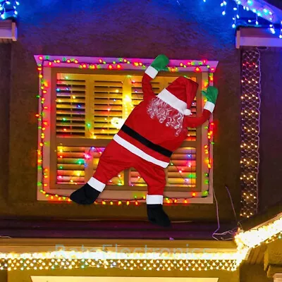 $14.82 • Buy Christmas Fun Hanging Climbing Santa Claus Decoration Yard Party Indoor Outdoor