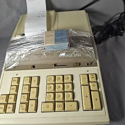 Vintage Monroe 2120 System For Business Electronic Calculator Adding Machine • $35