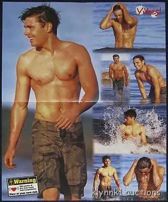 Zac Efron 2 Posters Centerfold Lot 1933A Miranda Cosgrove Miley On The Back • $6.84