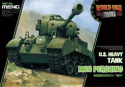 Meng Model Misc U.S. Heavy Tank M26 Pershing 'World War Toons' #WWT010 📌USA📌 • $19.98