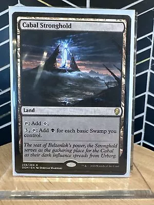 MTG Cabal Stronghold Magic The Gathering Dominaria Rare NM • $7.99