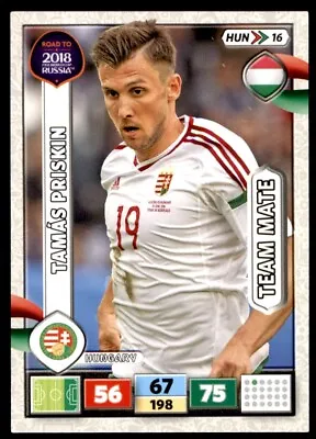 Panini Road To 2018  Adrenalyn XL - Tamas Priskin Hungary  No. HUN16 • £1