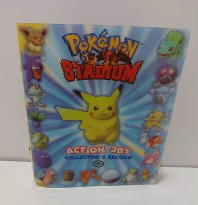 Pokemon Stadium Action 3D Card Collectors Binder Folder • $49.99