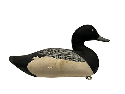 R Madison Mitchell - Wooden Bluebill Drake Decoy Havre De Grace MD Upper Bay • $229