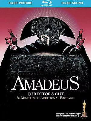 AMADEUS - Director's Cut - 2 Disc Digibook CD + BLU-RAY • $17.95