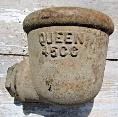 Antique Queen 45cc Cast Iron Hand Well Pump Water Diverter Cup • $65