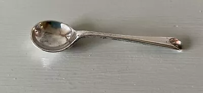 Sterling Silver Salt Condiment Spoon Walker & Hall Sheffield 1918 • £12