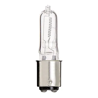 JD Type 75Q/CL/DC 75W Watt Clear Double Contact DC Bayonet BA15d Base T4 120V • $7