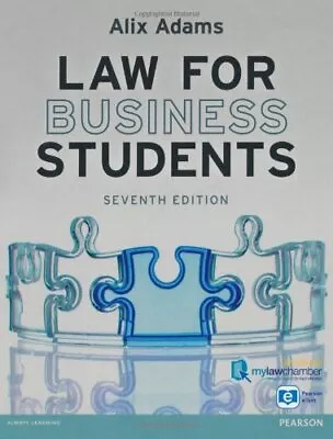 Law For Business Students Premium Pack By Adams Ms Alix Book The Cheap Fast • £4.48