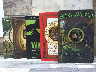 5 Gregory Maguire Novels (Wicked Son Of A Witch Lion Among Men Confessions Of • $39.95