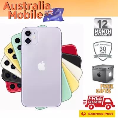 $519 • Buy AS NEW Condition Apple IPhone 11(Unlocked) 256GB 128GB 64GB Genuine AU Warranty