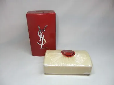 Vintage YSL Yves Saint Lauren Plastic Soap Dish Container & Sealed Bar Of Soap • £29.99
