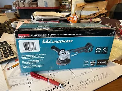 NEW IN BOX Makita XAG04Z 18V Cordless Brushless Battery 4.5 - 5  Grinder 18 Volt • $136.99