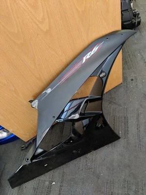 $107.99 • Buy 06-07 YAMAHA YZF R6 Right Side Fairing Cover Bodywork Panel Plastic BLACK OEM