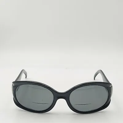 Vintage Escada E1289 Dark Gray Oval Sunglasses FRAMES ONLY France • $20.40